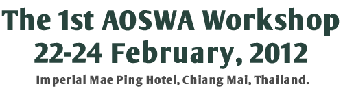 The 1st AOSWA Workshop